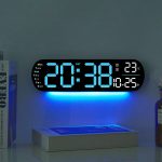 Rectangular Display LED Digital Wall Clock