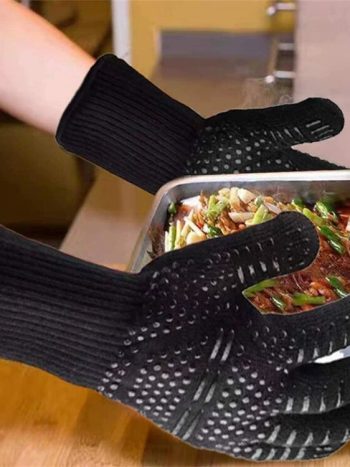 Heat-Resistant Barbecue Oven Gloves
