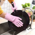 Silicone Washing Gloves