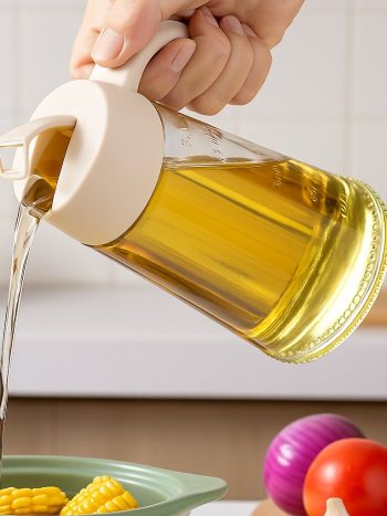 Auto Flip Glass Oil Dispenser