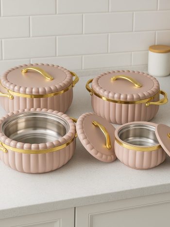 Hot Pots 4pcs Redberry Pioneer Thermal Insulated