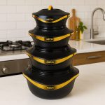 4pcs Thermoware Pearl Insulated Casserole Hotpots