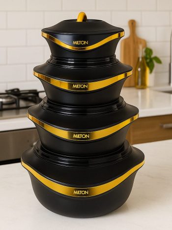 4pcs Thermoware Pearl Insulated Casserole Hotpots