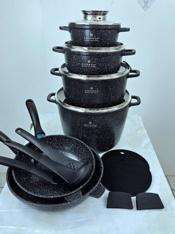 Edenberg 17pcs Marble Cookware set EB-8182