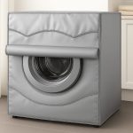 Silver Washing Front Load Machine Cover