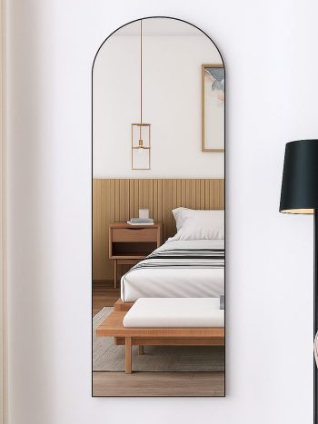 Semi Circle Peel and Stick Mirror 40*120cm
