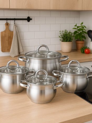 Edenberg 8pcs Stainless Steel Cookware Set EB-3718