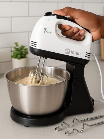 Miman 7 Speed Hand Mixer With Bowl