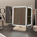 LED Makeup Mirror with Closing Doors
