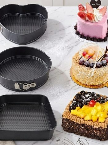 Heart Shaped Metallic Baking Tin