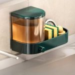 Wall Mounted Shower Gel Soap Dispenser 1200ml No-Drill | Kisasahome Kenya