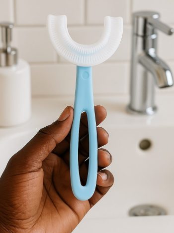 Kids Silicone U Shaped Toothbrush 6-12 Years