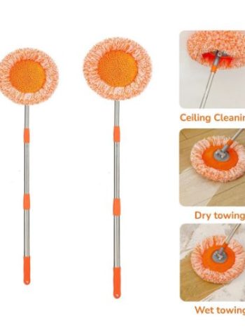 Extendable Microfibre Ceiling & Wall Mop 360° 2 Heads | Kisasahome Kenya