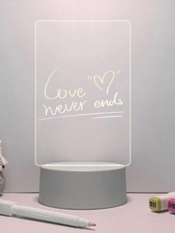 LED Acrylic Message Board Glow Night Light USB — Kisasahome Kenya
