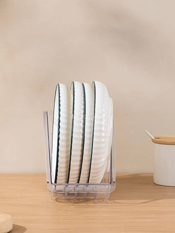 Acrylic Vertical Plate Organiser Rack Countertop | Kisasahome Kenya