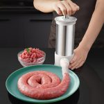 Manual Sausage Stuffer Home Use 4-Nozzle Steel | Kisasahome Kenya