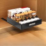 Large Pull-Out Cabinet Drawer Organiser 40×43cm No-Drill | Kisasahome Kenya