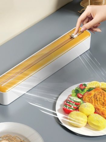 Cling Film Cutter Dispenser Sliding Blade Safe Cut | Kisasahome Kenya