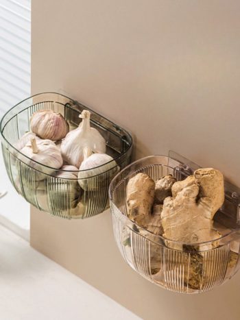 Wall Mounted Kitchen Hanging Fruit Vegetable Basket | Kisasahome Kenya