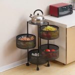 4 Tier Round Rotating Fruit Vegetable Rack | Kisasahome Kenya