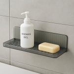 Large size Wall Mounted Storage Organizer Shelf Bathroom Living Wall Organizer Ledge
