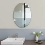Oval Peel & Stick Wall Mirror 20x30cm | Kisasahome Kenya