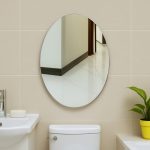 Oval Peel & Stick Wall Mirror 30x45cm | Kisasahome Kenya