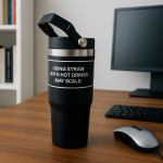 900ml Vacuum Insulated Tumbler Straw Handle 30oz | Kisasahome Kenya