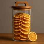 1800ml Borosilicate Glass Storage Jar Wooden Lid Handle | Kisasahome Kenya
