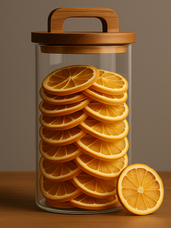 1800ml Borosilicate Glass Storage Jar Wooden Lid Handle | Kisasahome Kenya