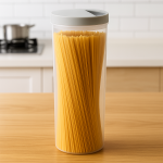 Plastic Spaghetti Cereal Containers Storage Jars