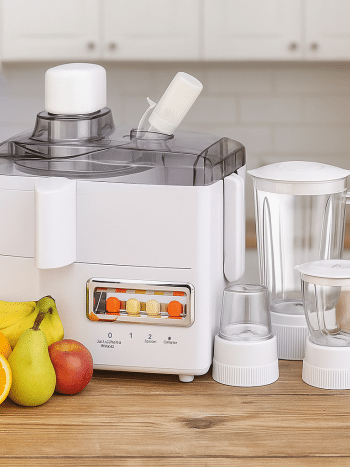 4 in 1 Blender, Juicer, Grinder, Mill/ Meat Mincer, 1000Watts, 2 Speeds with Pulse Function SJR-41W | Kisasahome Kenya