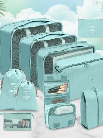 Travel Packing Cubes 11pc Suitcase Organiser Set | Kisasahome Kenya