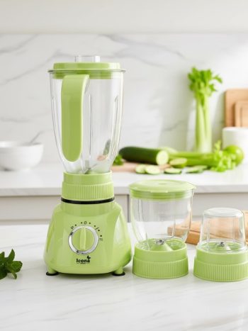 3 in 1 Blender, Super Blender, Juice Maker, Low Noise, 2 Speeds with Pulse Function, 300 Watts, 2.0L ILB-1753GT