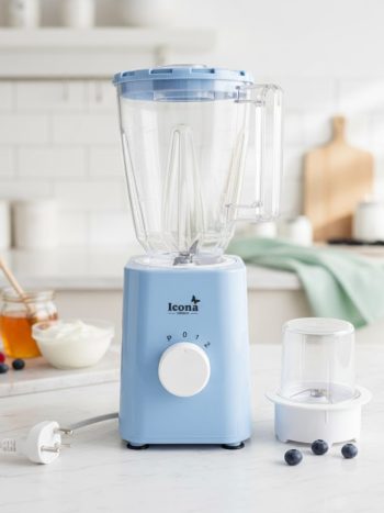 2 in 1 Blender, Super Blender, Juice Maker, Low Noise, 2 Speeds with Pulse Function, 350Watts, 1.5L ILB-850T