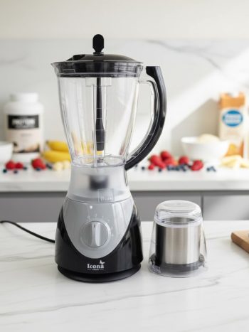 Icona 2-in-1 Blender & Steel Grinder 1.5L ILB-950T | Kisasahome Kenya