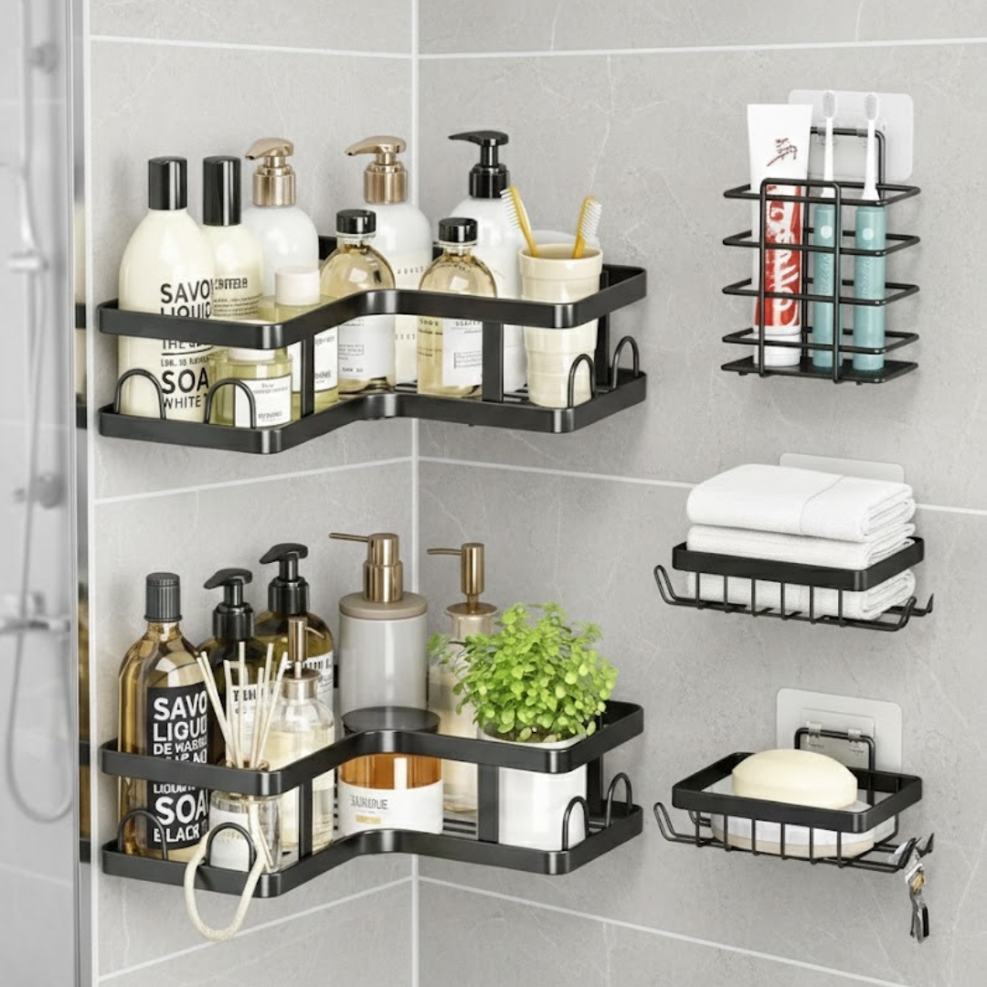 1771230229_5pcs-corner-shower-caddy-bathroom-organizer.jpg 1771230229 5pcs corner shower caddy bathroom organizer