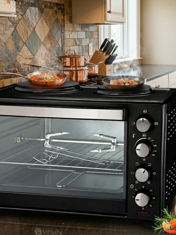 40Ltrs Electric Cooking Baking Oven With Hotplates E40-RH