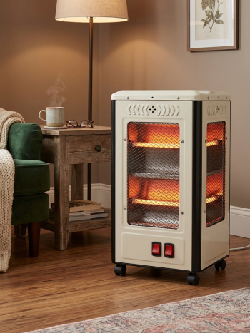 5-Sided Quartz Room Heater 1600W on Wheels HQ30 - Kisasahome Kenya