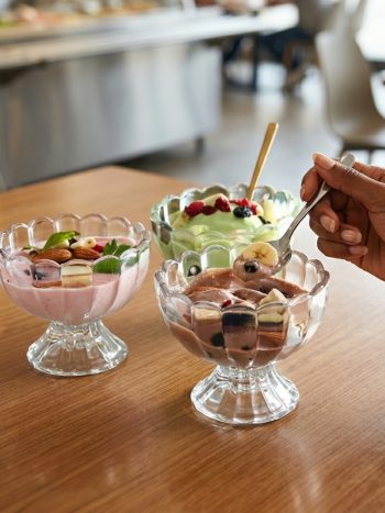 Dessert Ice Cream Glass Bowl / Footed Sundae Fruit Cup 150ml Kitchen | Kisasahome Kenya