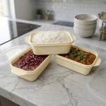 3pcs BPA Free Plastic Food Containers 1100ml Food Storage Box Airtight| Kisasahome Kenya