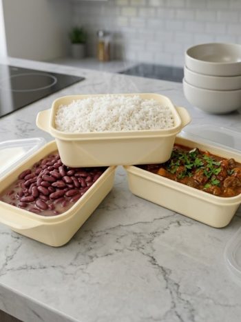 3pcs BPA Free Plastic Food Containers 1100ml Food Storage Box Airtight| Kisasahome Kenya