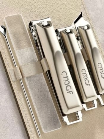 Professional Nail Cutter Set Stainless Steel PU Case | Kisasahome Kenya
