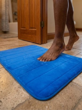 Super Absorbent Non-Slip Bathroom Mat Coral Fleece | Kisasahome Kenya