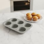 6 Slot Silicone Cupcake Baking Mould Non-Stick | Kisasahome Kenya