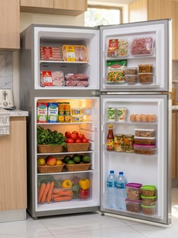 SmartPro 138L Double Door Refrigerator SFR-175-DT-I | Kisasahome Kenya