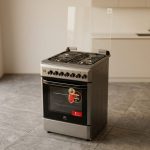 BJS Cooker 3 Gas+1 Electric Plate 60by60 Free Standing Cooker -Inox (Everest)