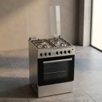 BJ's 60x60 Free Standing Cooker 3 Gas+1 Electric Turbo Fan | Kisasahome Kenya-Inox (Elite)