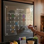 Acrylic Magnetic Calendar Fridge Monthly Board-Kisasahome Kenya