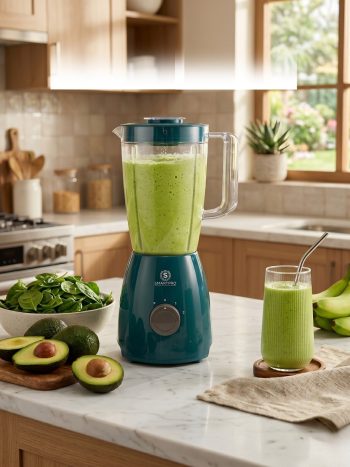 Mother's Day Safi Smoothie Duo Blender & Ribbed Glass Set | Kisasahome Kenya